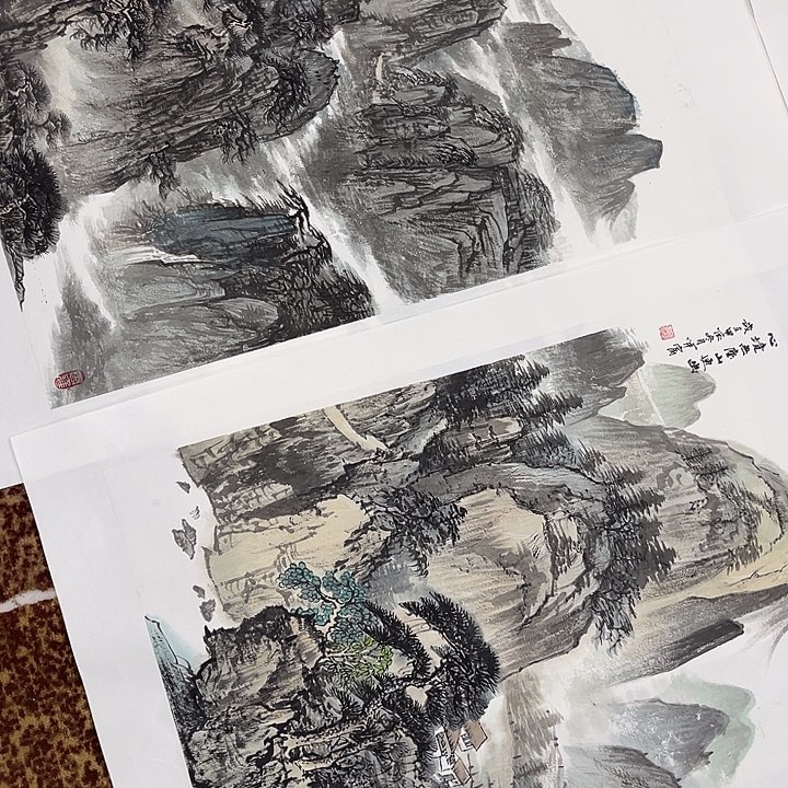 国画一****听赵开富老师作品222222