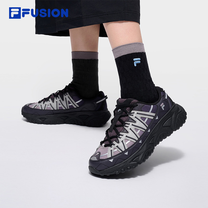 斐乐潮牌【漫游鞋DX】山系户外厚底增高运动鞋冬季老爹鞋T12W611541