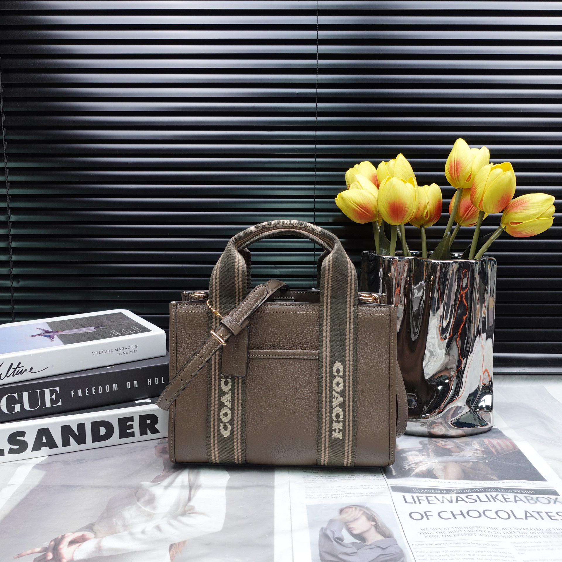 95新 COACH/蔻驰 单肩包/T10328996