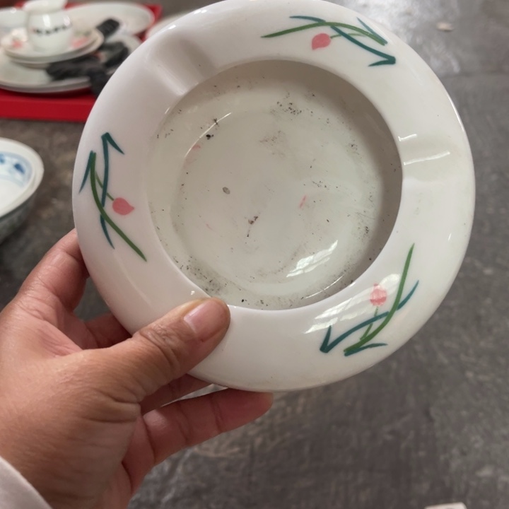 醴陵高温瓷手绘13厘米长