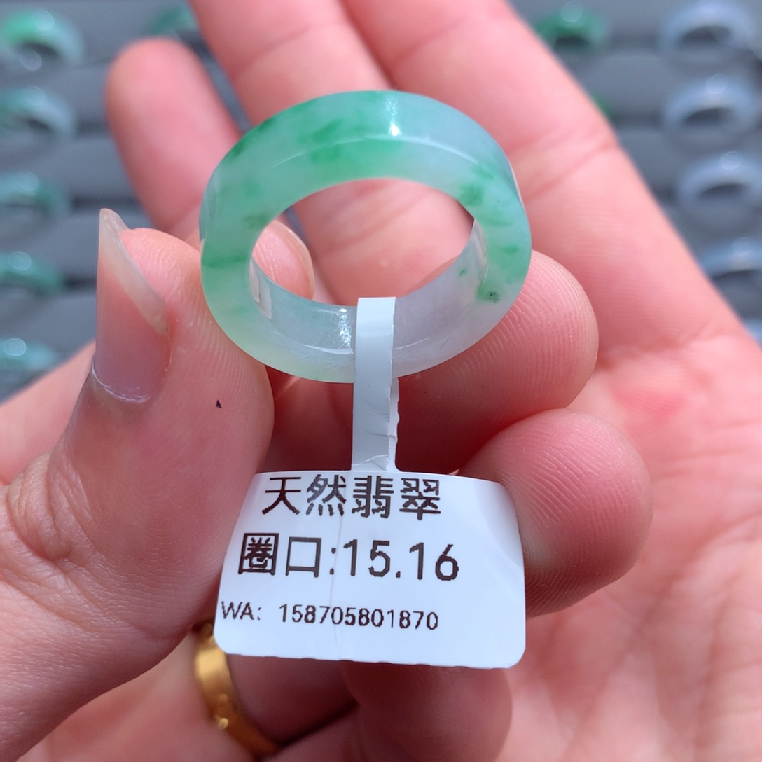 翡翠戒指未镶嵌m****y天然
