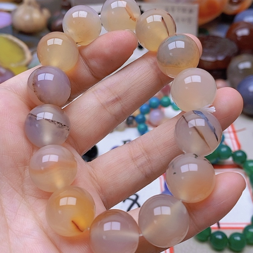 【闪购商品】未镶嵌玛瑙/玉髓珠宝半成品东**爷