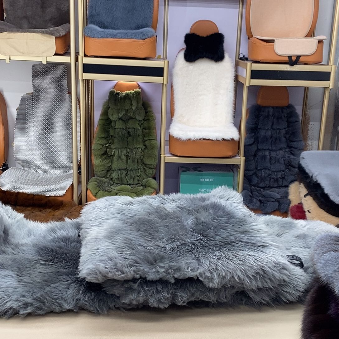 琴****深灰色拼皮三件套