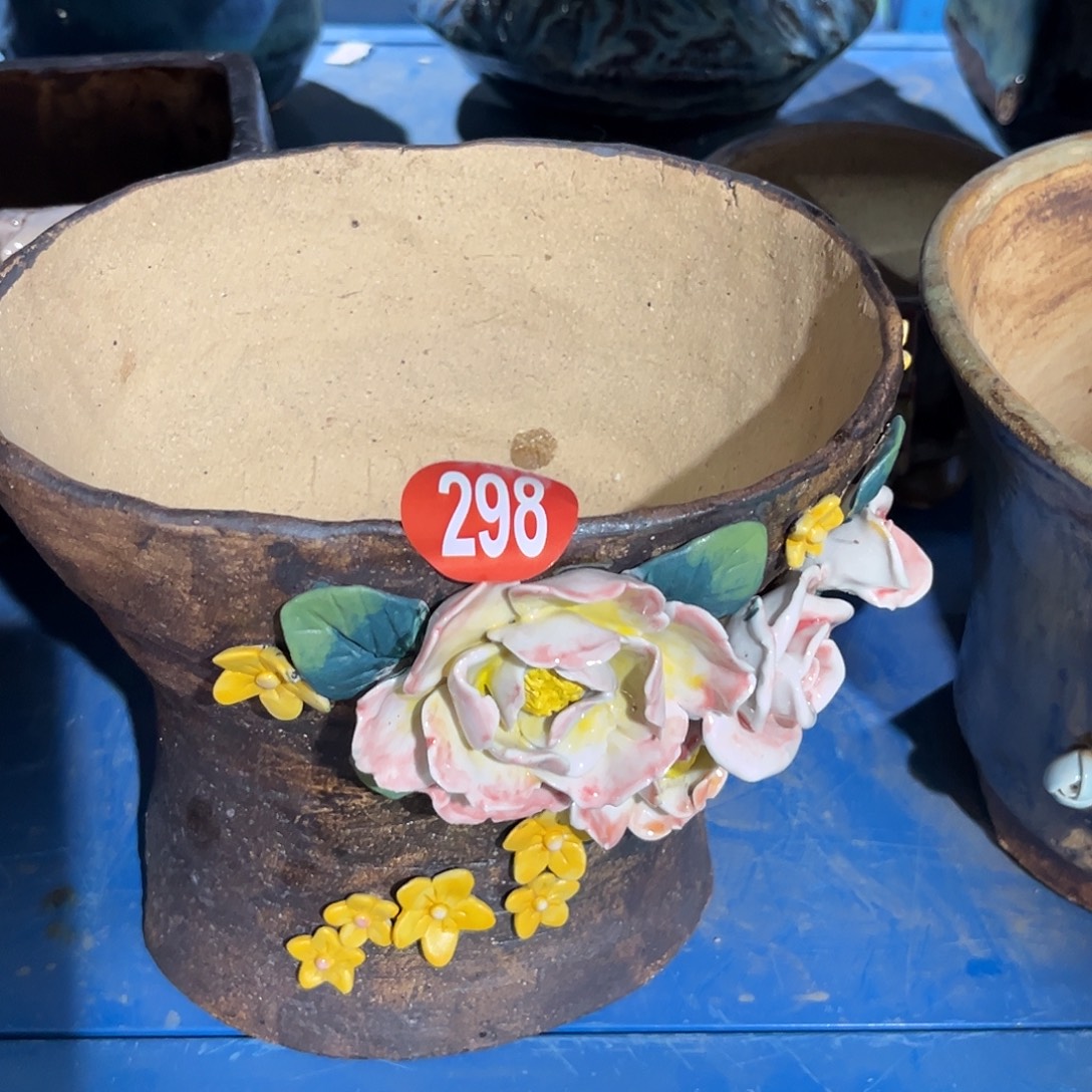 五***熟微瑕298 号陶然花器手工花盆