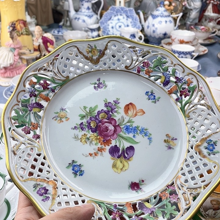 海外瓷器中古欧瓷小房子