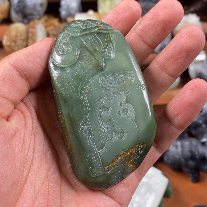 【闪购商品】未镶嵌和田玉把件清**生