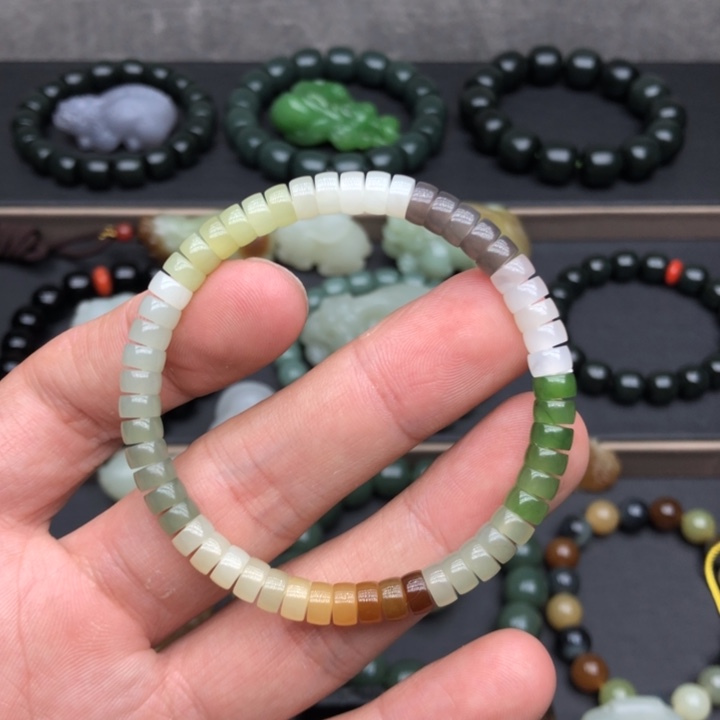 和田玉手链未镶嵌