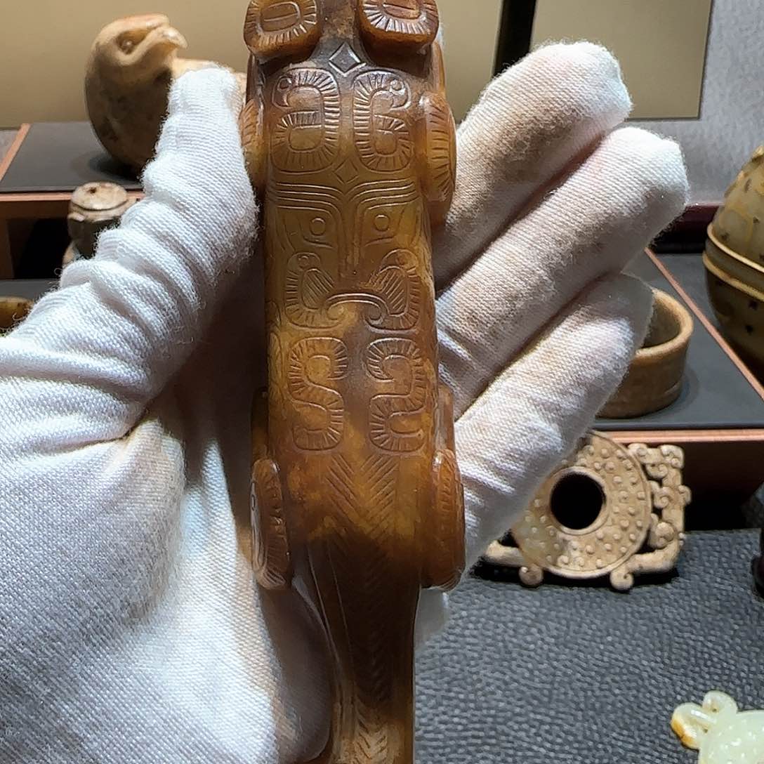 和田玉车挂未镶嵌我****～