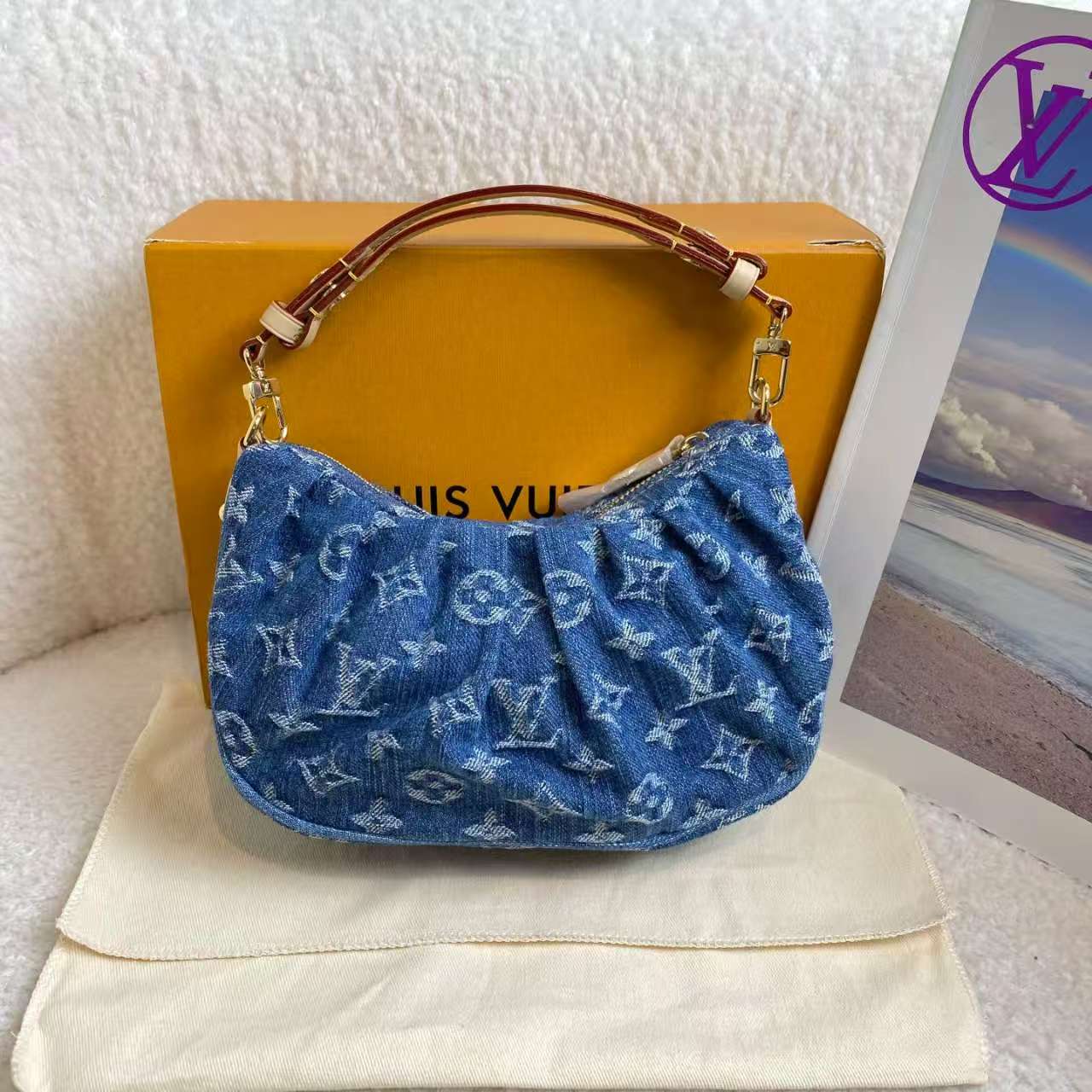 未使用 LouisVuitton/路易威登 丹宁元宝/47499201/12期/代卖服务