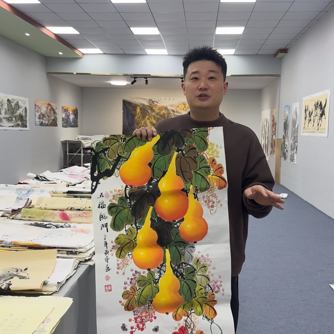 国画国画作品宣纸纯手绘