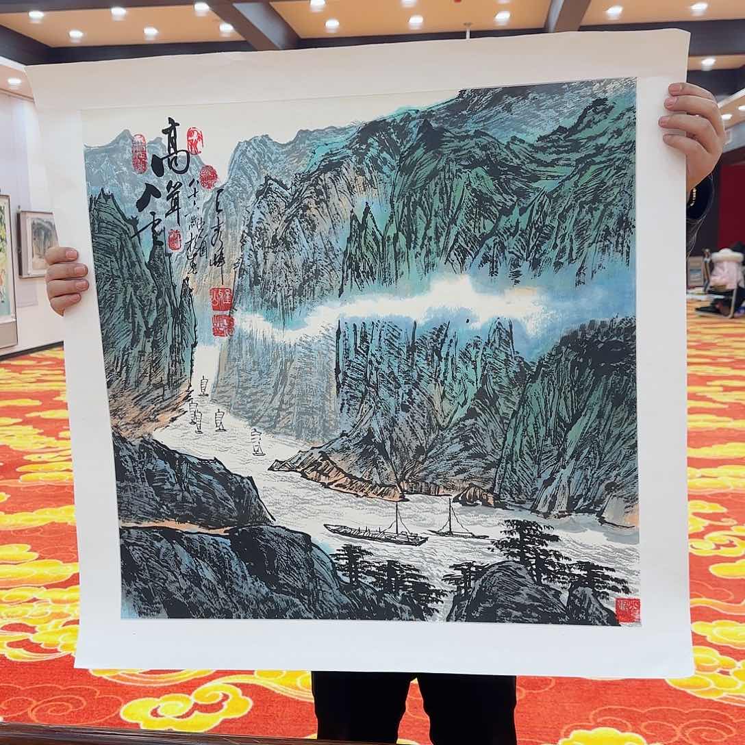 国画艺术家的作品