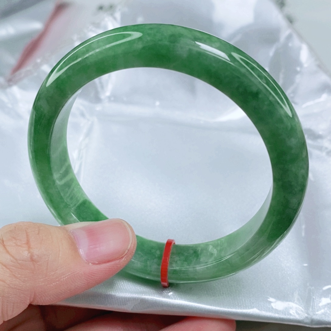 未镶嵌手镯翡翠55.8圈口