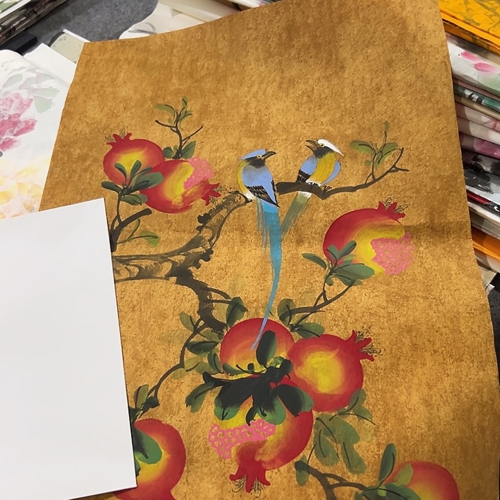 商贸里商贸 画心一张