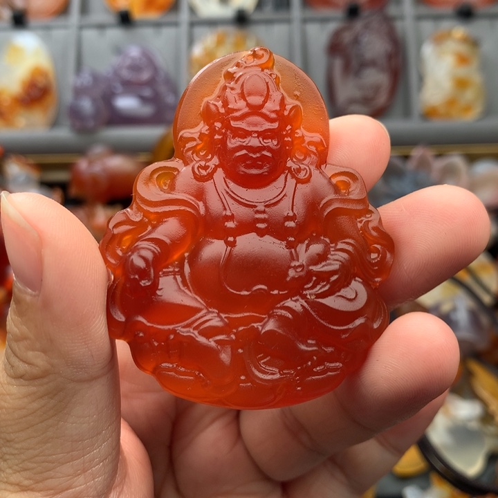 跟***走玛瑙/玉髓未镶嵌颈饰