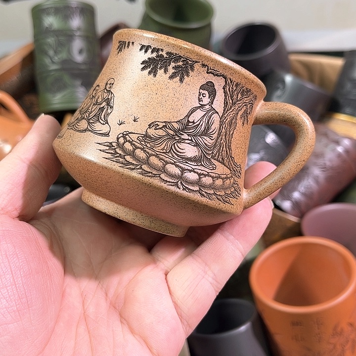 茶杯紫砂全手工紫砂主人杯