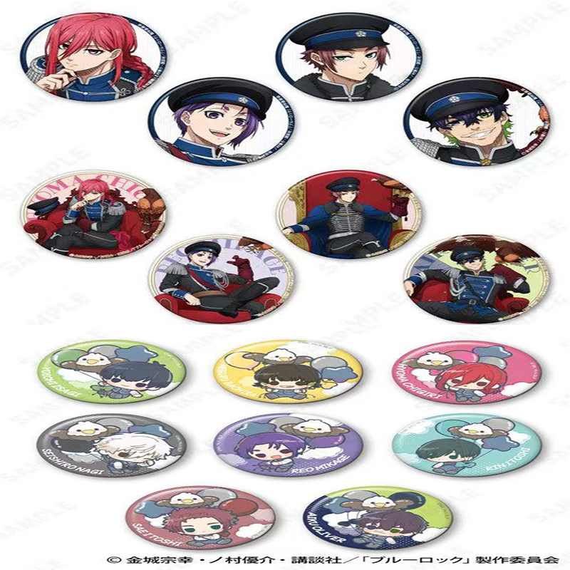 【蓝锁拿破仑鹰系列】蓝色监狱鹰吧唧 q版徽章 潮玩盲盒（默认代拆）