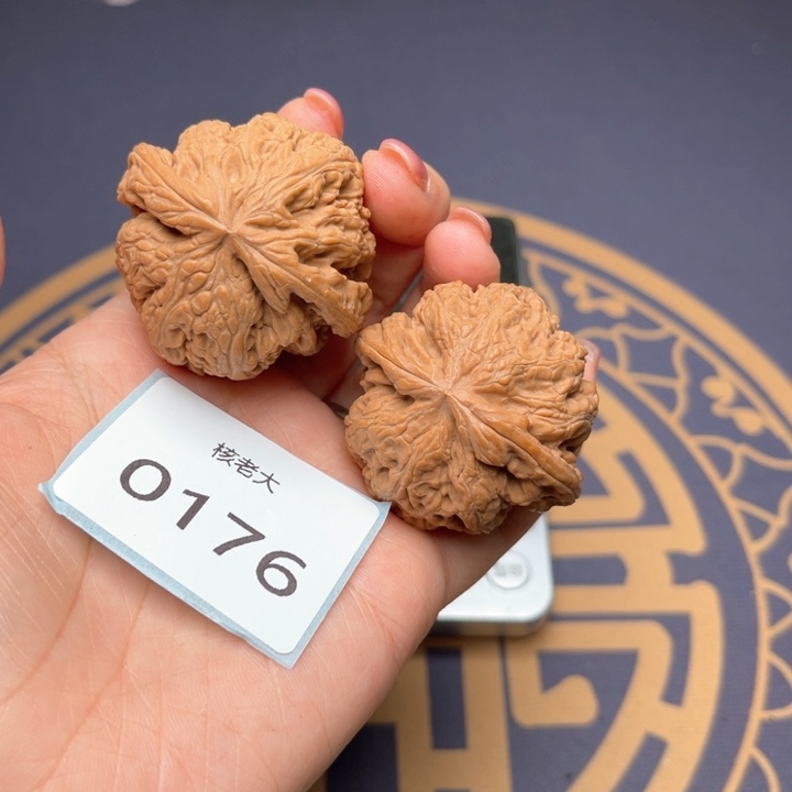 文玩核桃把件43大粗筋