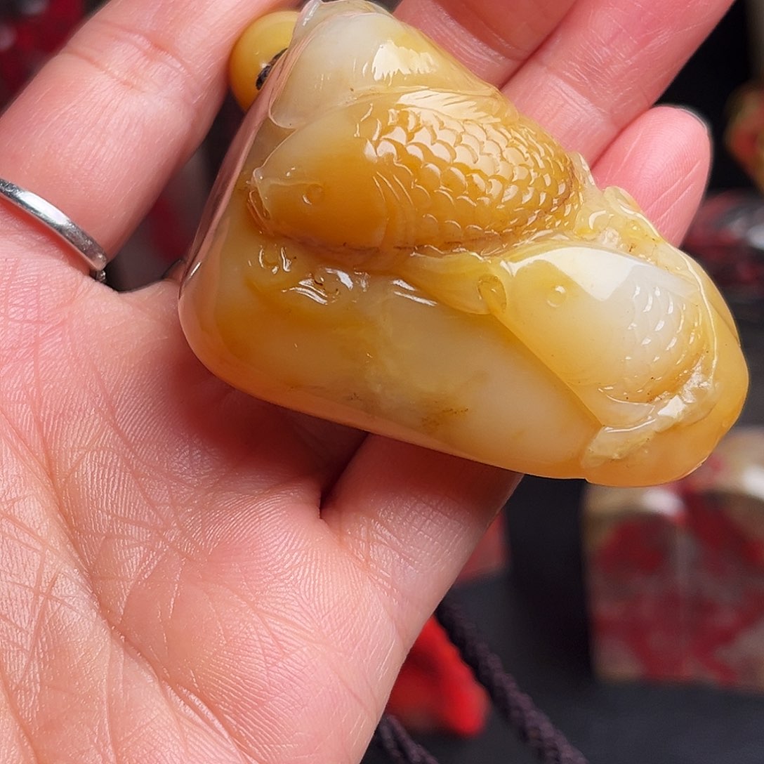 昌化石其他冻石手玩件