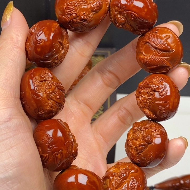 橄榄核吊坠七*橄榄核手串
