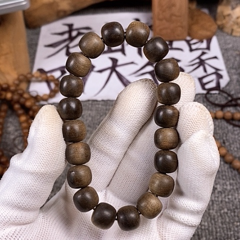 檀香木手串/手链老山檀香阴沉10/11老型珠