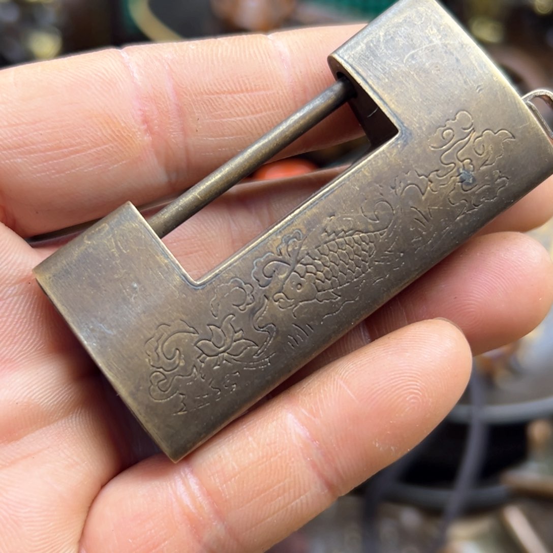 铜摆件欢迎欢迎你