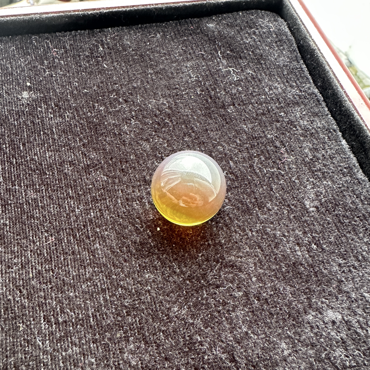 缅甸琥珀茶珀单珠