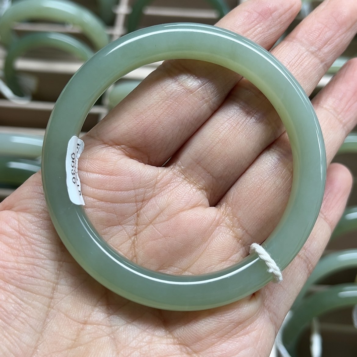 【闪购商品】和田玉手镯未镶嵌L**_