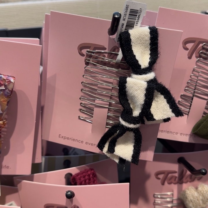 布艺铁合金插梳一个