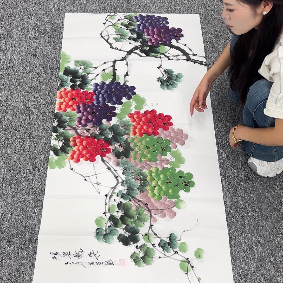 国画国画作品纯手工