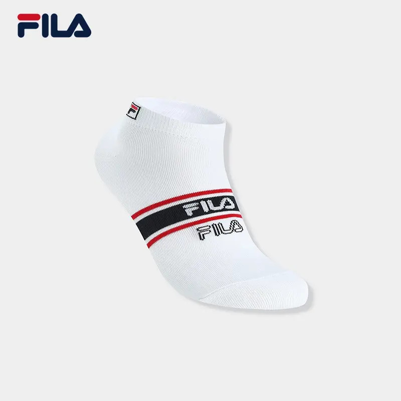 Fila/斐乐男子【短筒舒适薄款透气】运动训练休闲弹力袜F13M519302F
