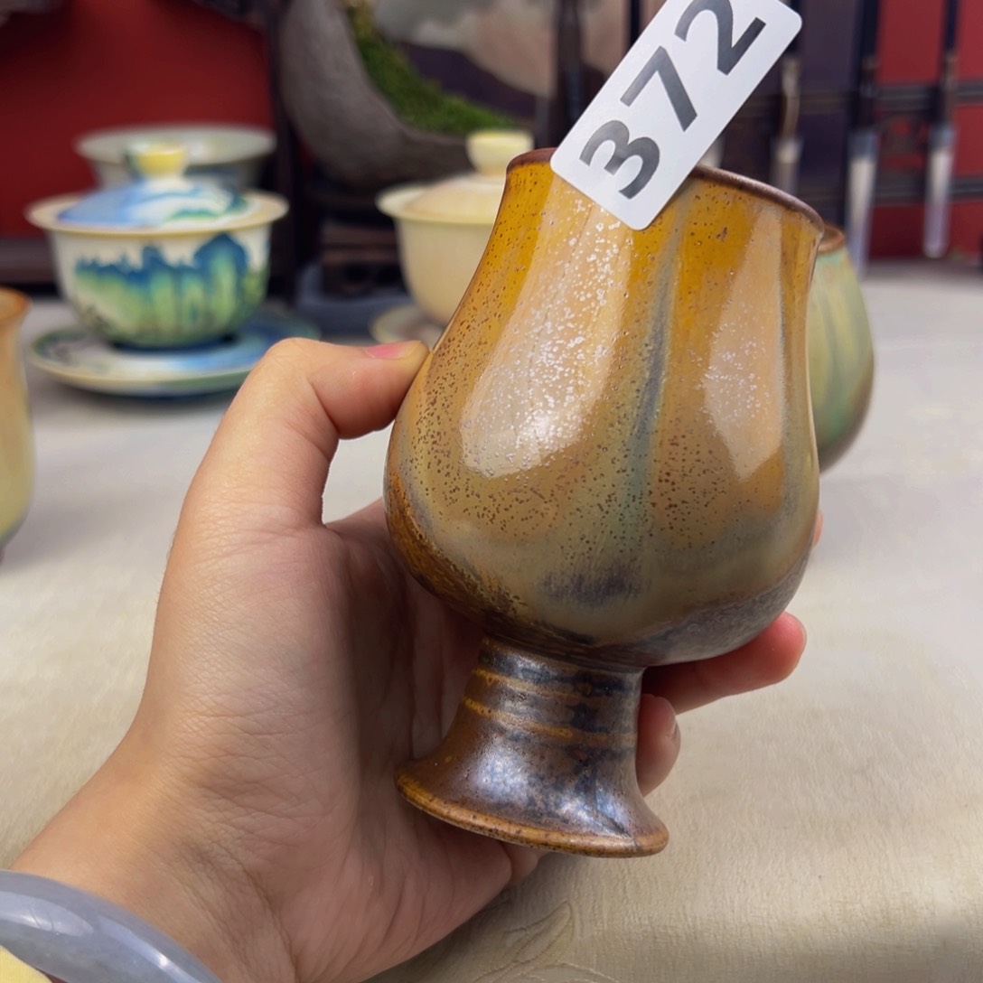 杯纯手工柴烧主人杯