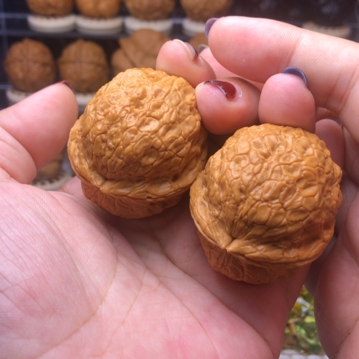 把件文玩核桃10金丝绣球42尺