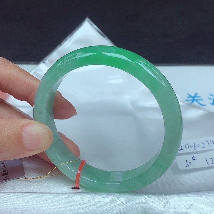 未镶嵌手镯翡翠60圈2742