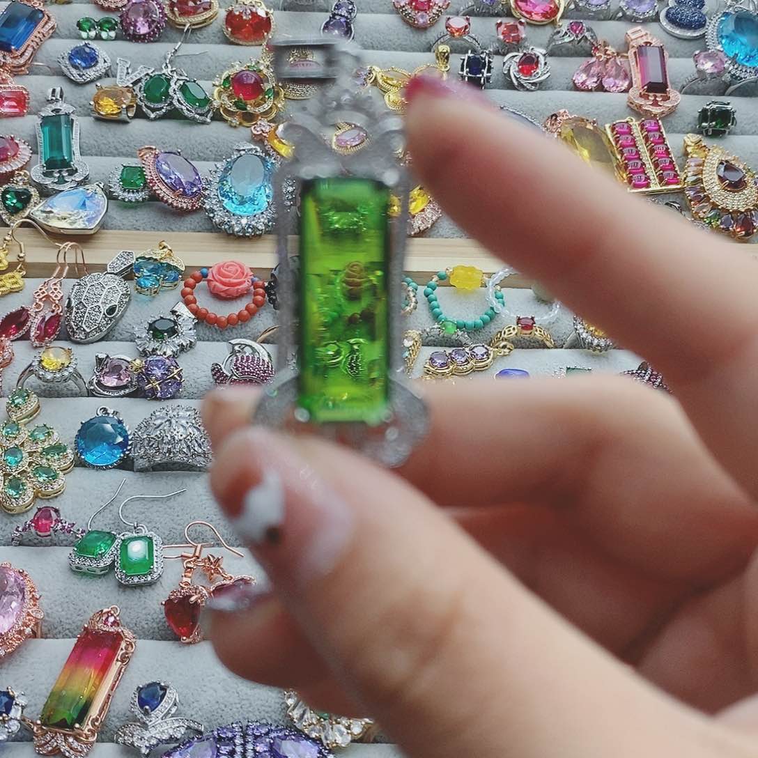 【闪购商品】芙蓉石戒指银S925镶嵌