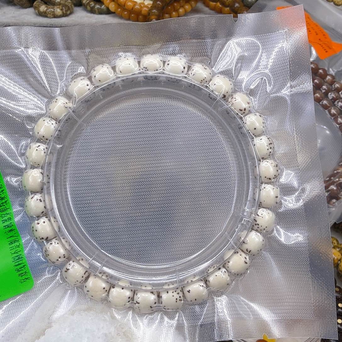 星月菩提手串78傲视半臂大留白星月菩提单8×7