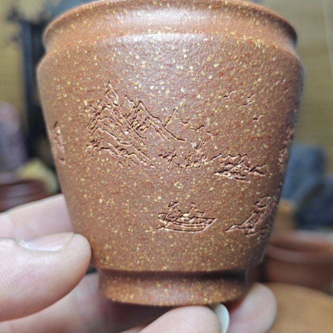 紫砂茶杯紫砂主人杯子