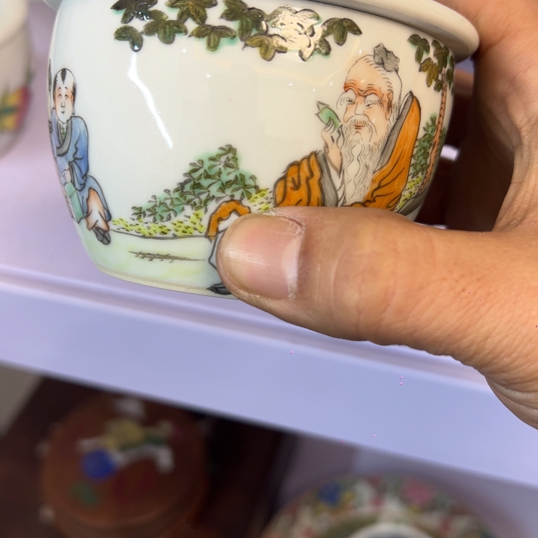 瓷片瓷器摆件、茶室雅器