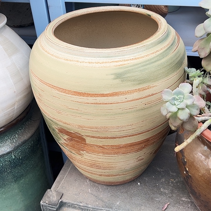 景德镇精品花盆栽适口21高37