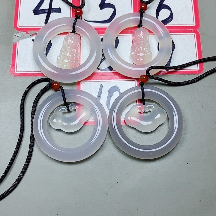 未镶嵌吊坠(不含链)玛瑙/玉髓大*布