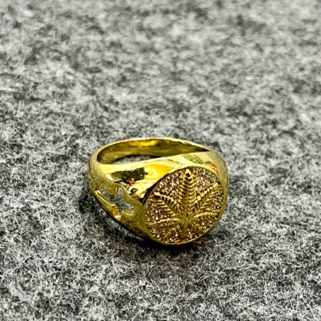 钛钢玻璃戒指 9号17号男见外包装欧美指环手工镶钻金戒可调节
