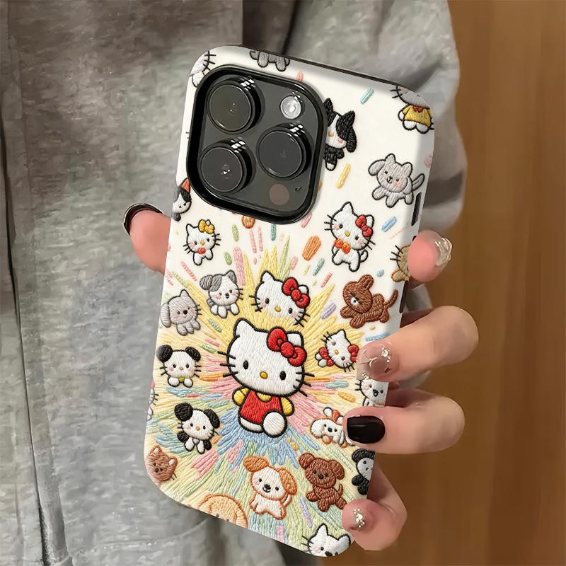 菲林二合一绣花凯特适用苹果17手机壳iphone15华为oppo全包vivo54