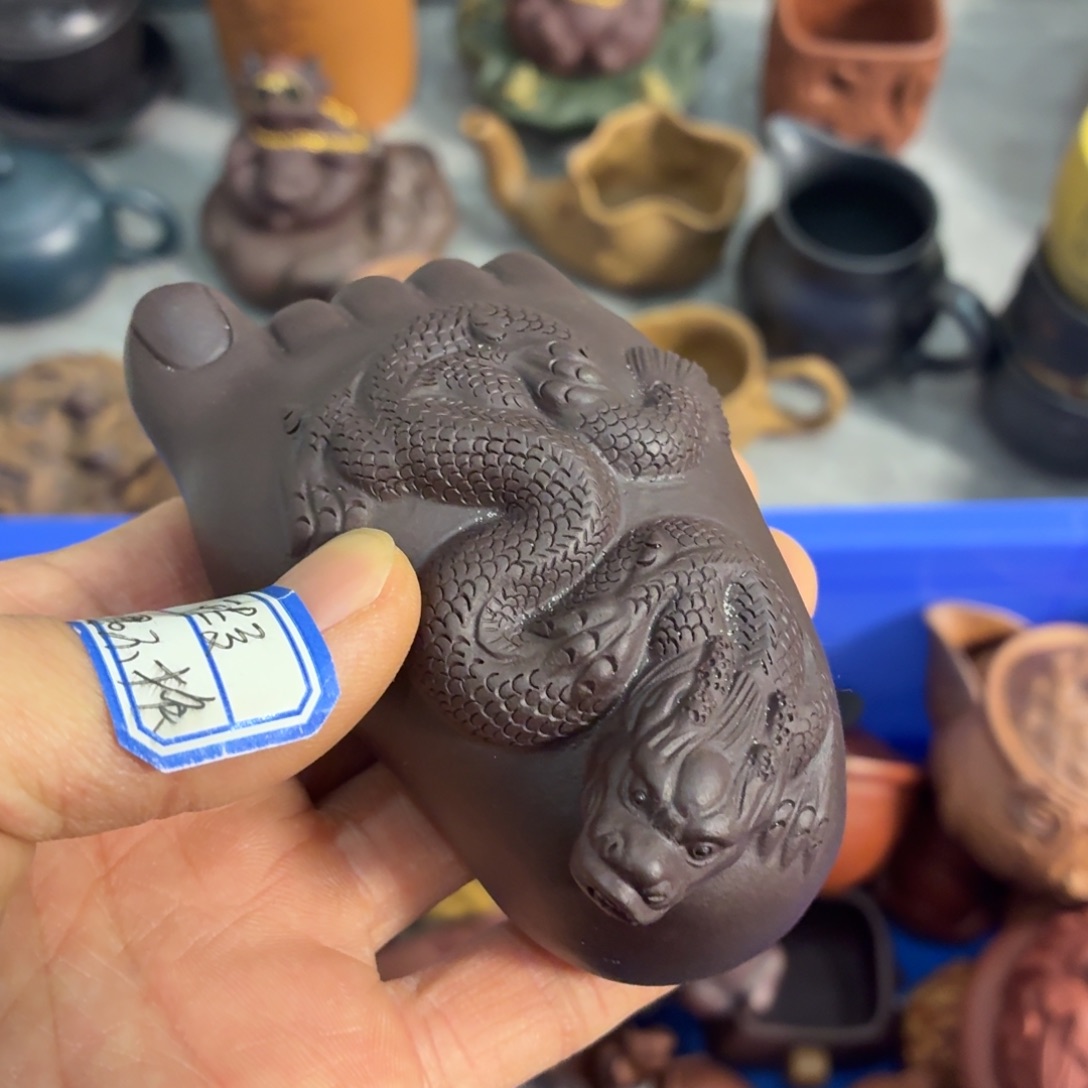 紫砂茶杯瑕疵不退不换介意勿拍