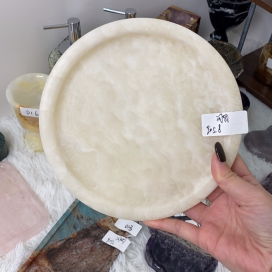 石材天然大理石托盘9058