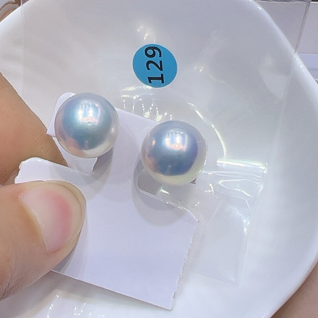 耳饰淡水珍珠银S925镶嵌