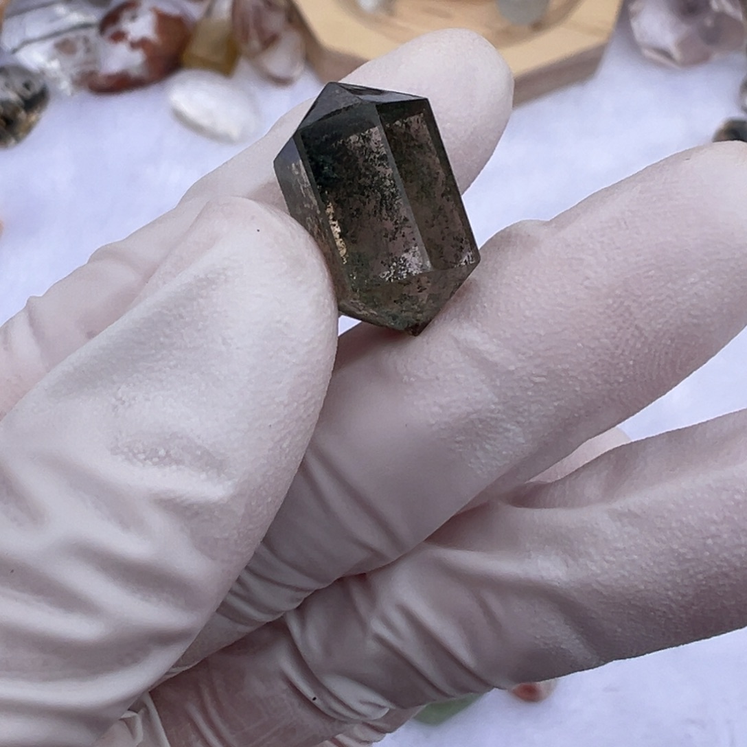 绿幽灵定制不退换未镶嵌水晶紫****o