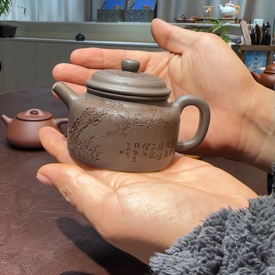 木***小紫砂大水潭天青泥德中半手工