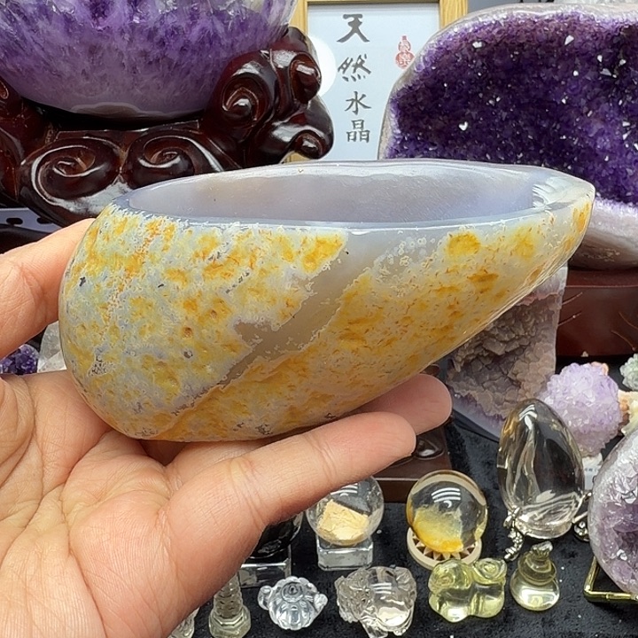 珠宝半成品紫晶未镶嵌