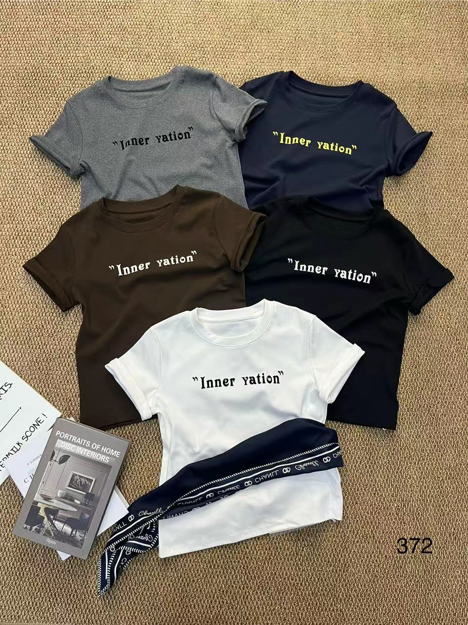 【海南珍珍】新品韩版百搭上衣 372