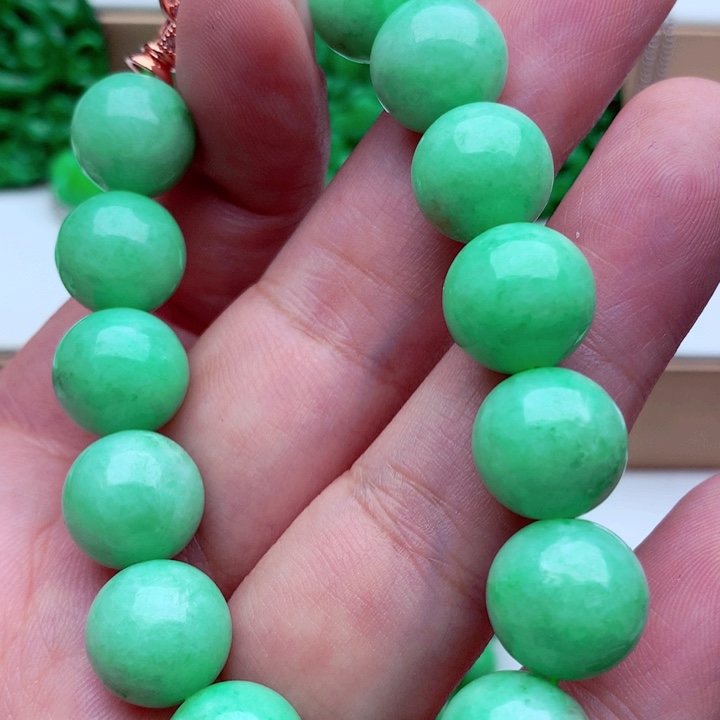 翡翠未镶嵌手链手串