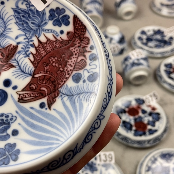 琰***宝瓷片手工手绘手工制作